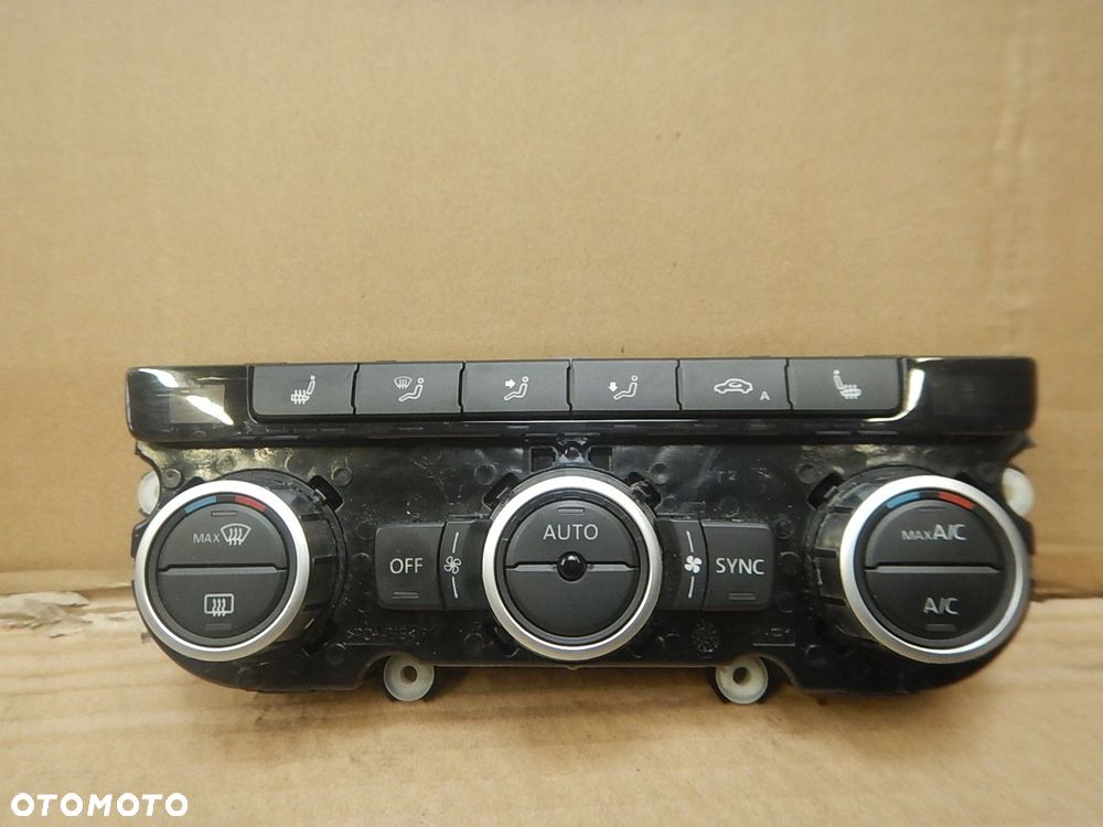 panel klimatyzacji podgrzewanie foteli vw passat b7 3aa907044bb - 1