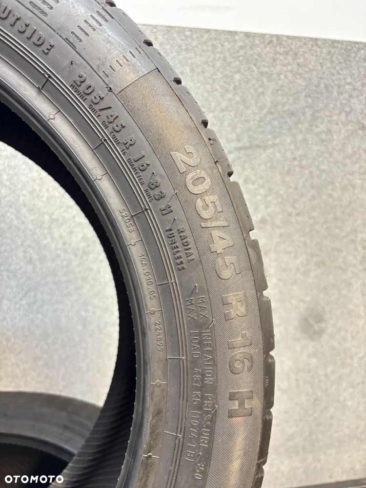 2 OPONY LETNIE CONTINENTAL 205/45/16  83H - 9