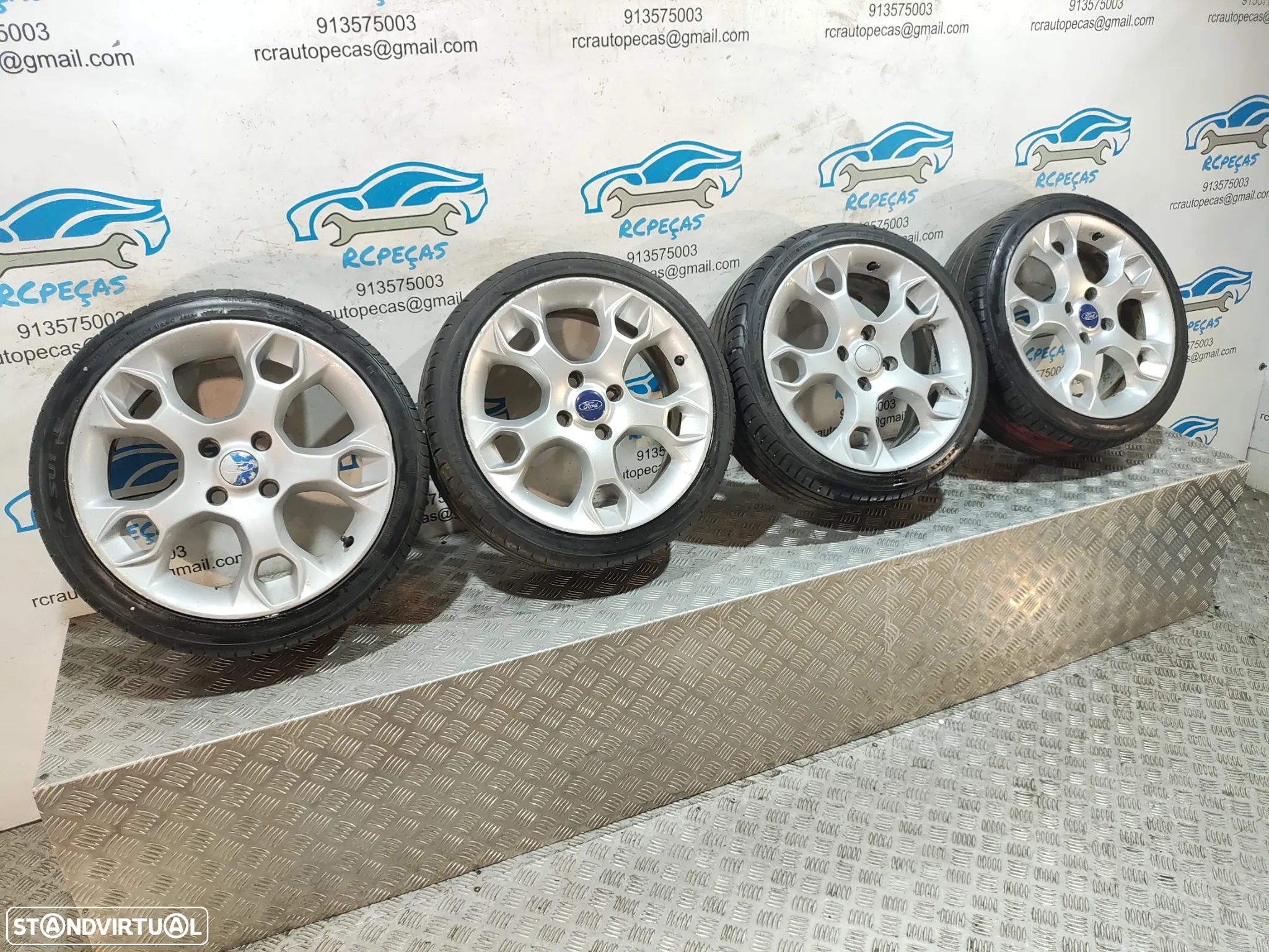 Conjunto Jantes 17 Originais Ford Fiesta Mk7 VII 7 J ET47,5 4x108 - 2