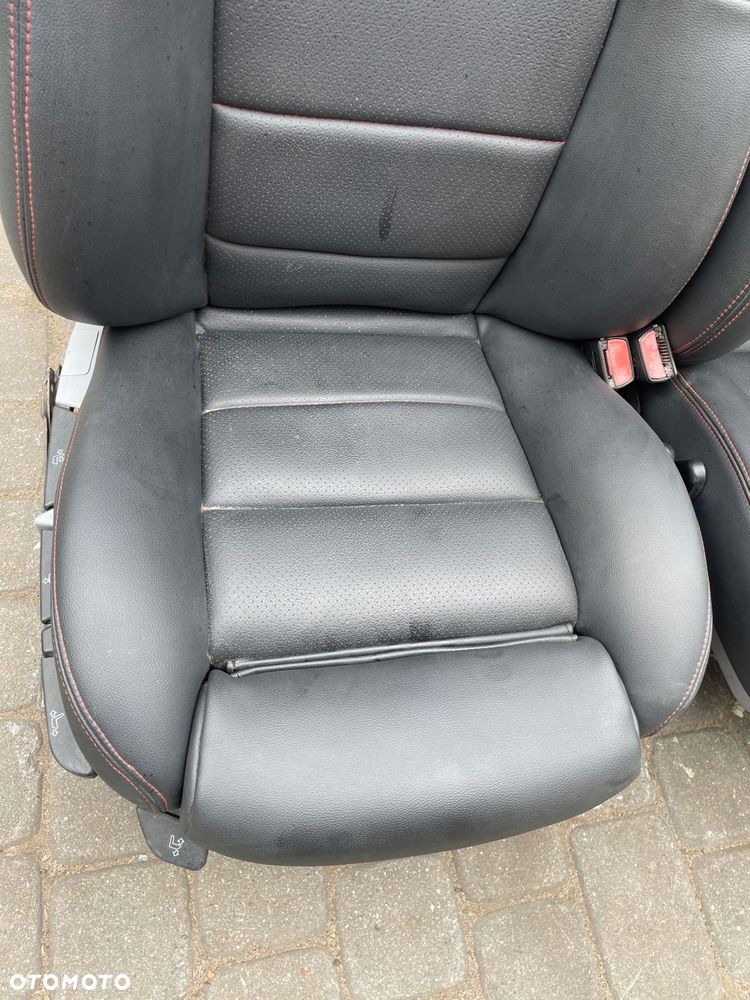 fotele fotel lewy prawy kanapa bmw e36 cabrio skóra czarny obszyte - 8