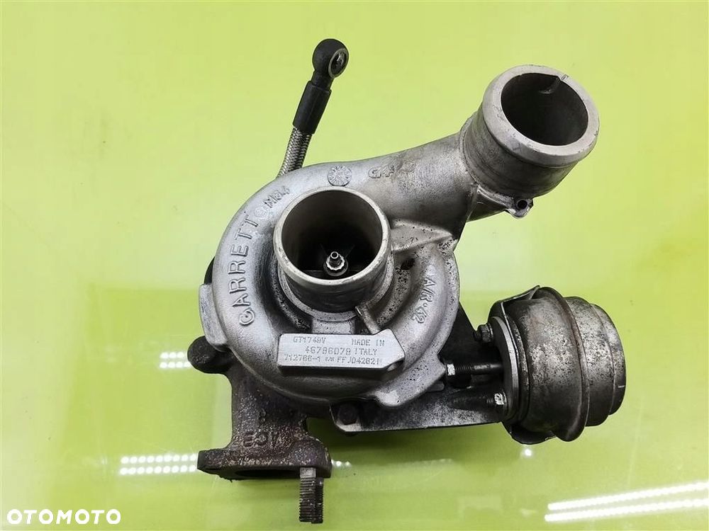 TURBOSPRĘŻARKA TURBINA ALFA ROMEO 147 FIAT 1,9JTD 00-10R 46786078 712766-1 - 1