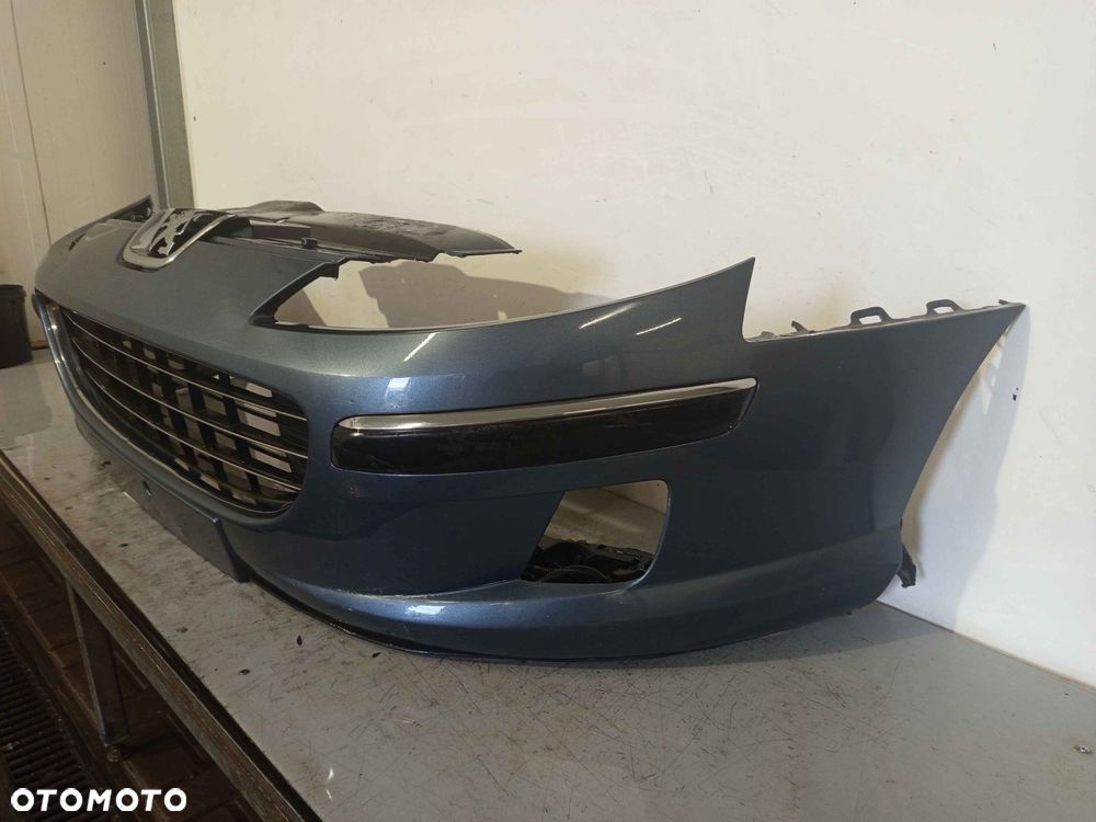+ ZDERZAK PRZÓD PRZEDNI DO PEUGEOT 407 EZWD SZARY HALOGENY - 3