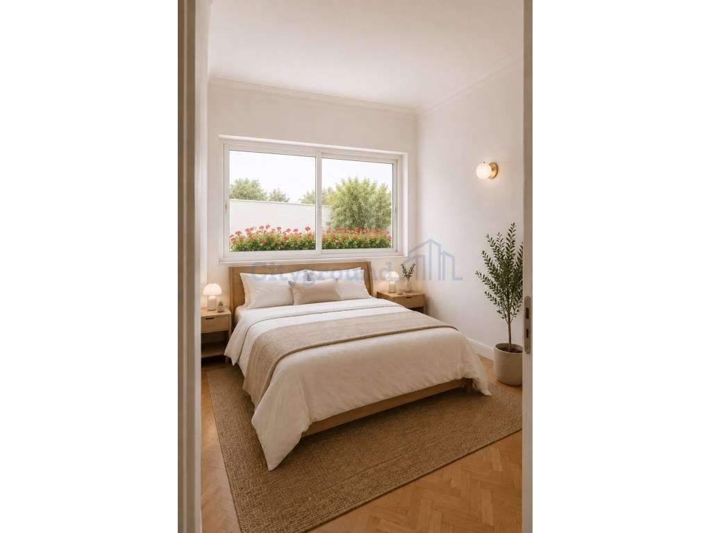 Apartamento T2 remodelado com varanda na zona da Junqueira | Junto ... - Grande imagem: 5/18