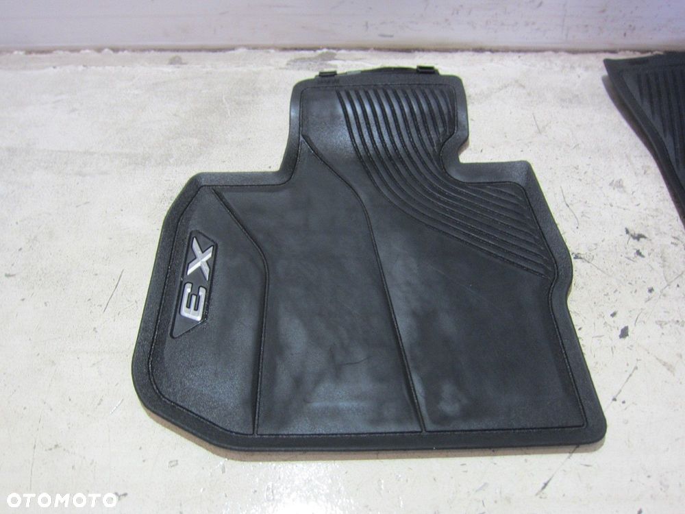 BMW X3 G01 DYWANIKI PODŁOGOWE GUMOWE CZARNE 51472450511 51472451585 - 2