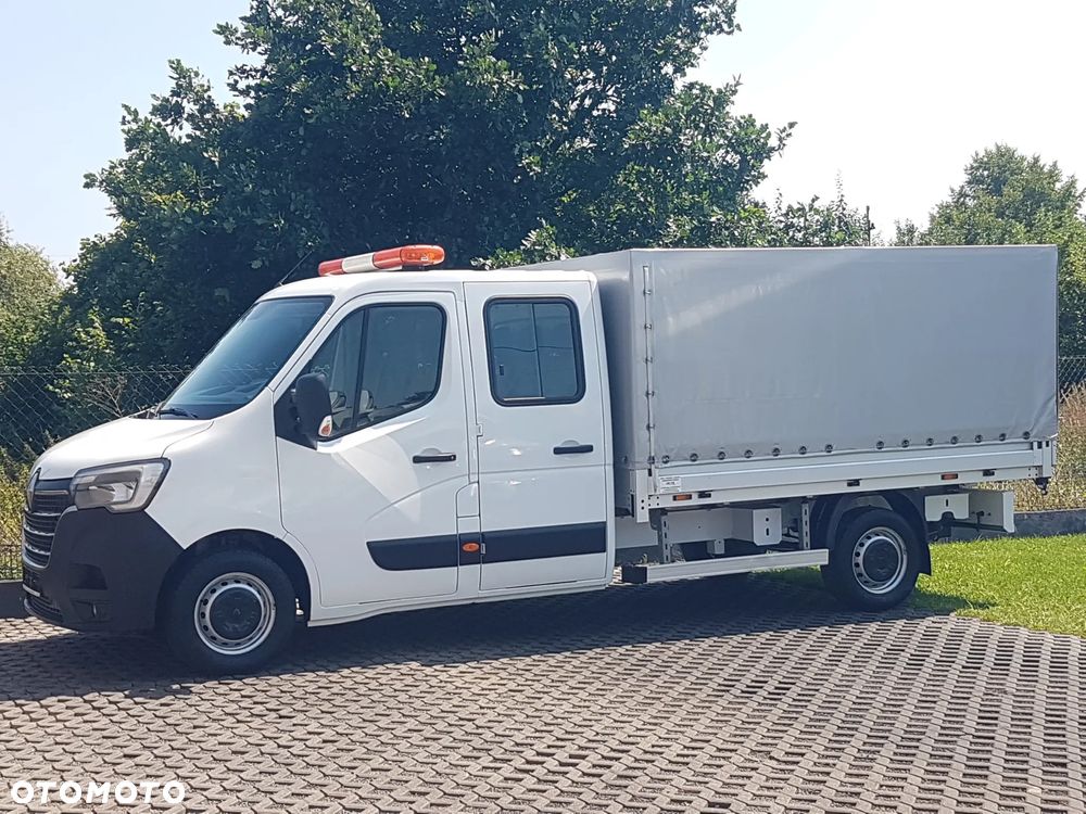 Renault MASTER DOKA 7-OSÓB PLANDEKA PAKA SKRZYNIA ŁADUNKOWA DOUBLE KABINA KLIMA TEMPOMAT KRAJOWY - 2