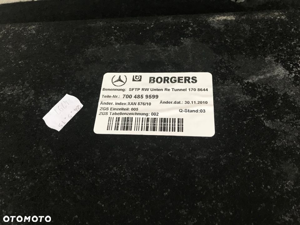 Mercedes Actros Antos schowek wewnętrzny NOWY - 3