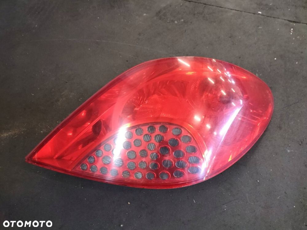 KOMPLETNY TYŁ KLAPA BAGAŻNIKA ZDERZAK TYŁ LAMPY PEUGEOT 207 I EKQD - 4