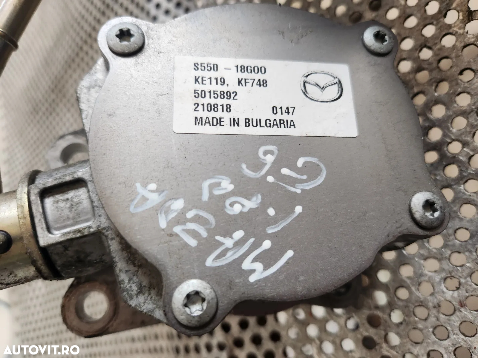 Pompa Vacuum Mazda 36 CX-3 CX-5 1.8 Diesel Skyactive Euro 6 Cod S550-18G00 - Dezmembrari Arad - 7