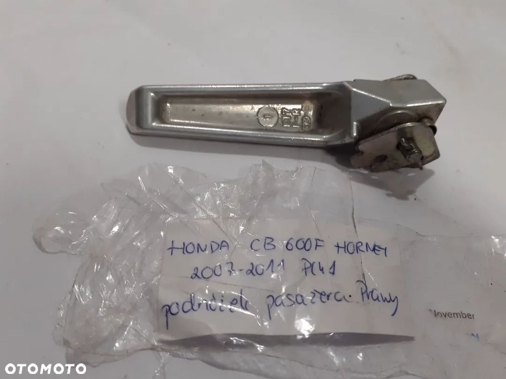 $ HONDA CB 600F HORNET CBR 600f Pc41 Prawy Podnóżek Pasażera X - 2
