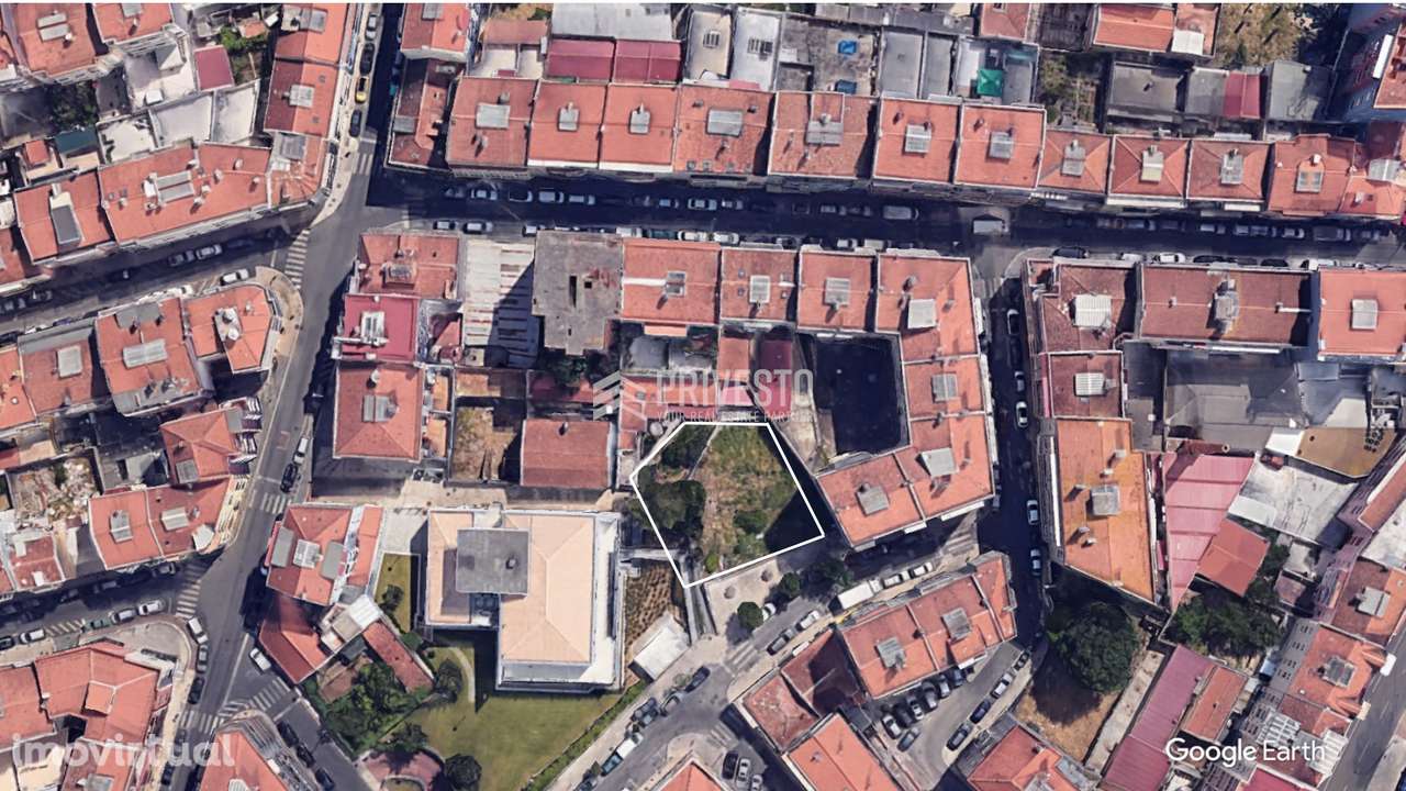 Terreno com PIP Aprovado  p/ 13 Frações (5+3 Pisos) - Brandoa, Amadora - Grande imagem: 2/4