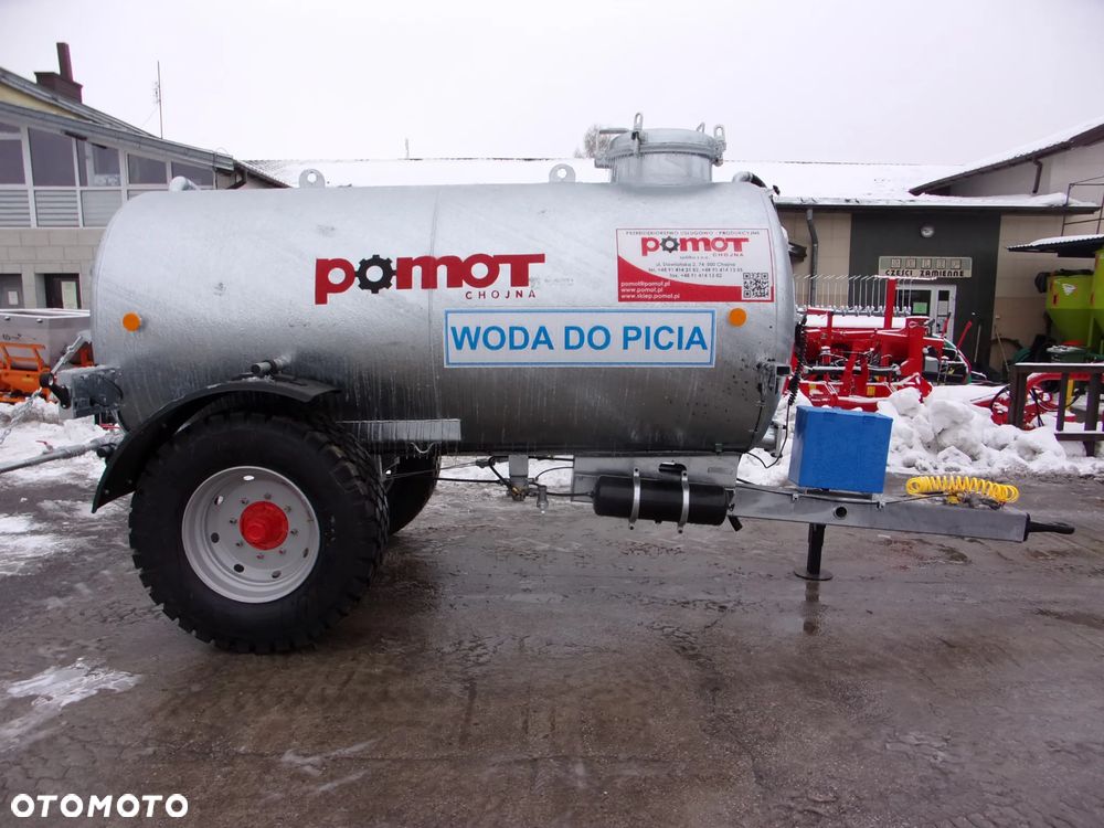 Pronar Przyczepa-Cysterna-Beczkowóz do transportu, przewozu, dostarczenia wody pitnej T507/5 POMOT 5000 Litró, Wóz Asenizacyjny POMOT T507/3 - 4000 litrów, nie Meprozet - 7