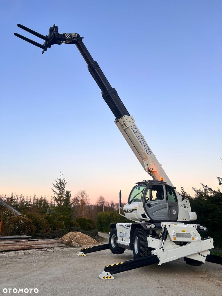 Manitou Ładowarka teleskopowa Manitou Mrt 2150 + Privilage Roto obrotowa 360 Pilot sterowanie radiowe Kosz Widły 2016/17 1840 2550 2540 silnik Mercedes 2150+ Merlo - 20