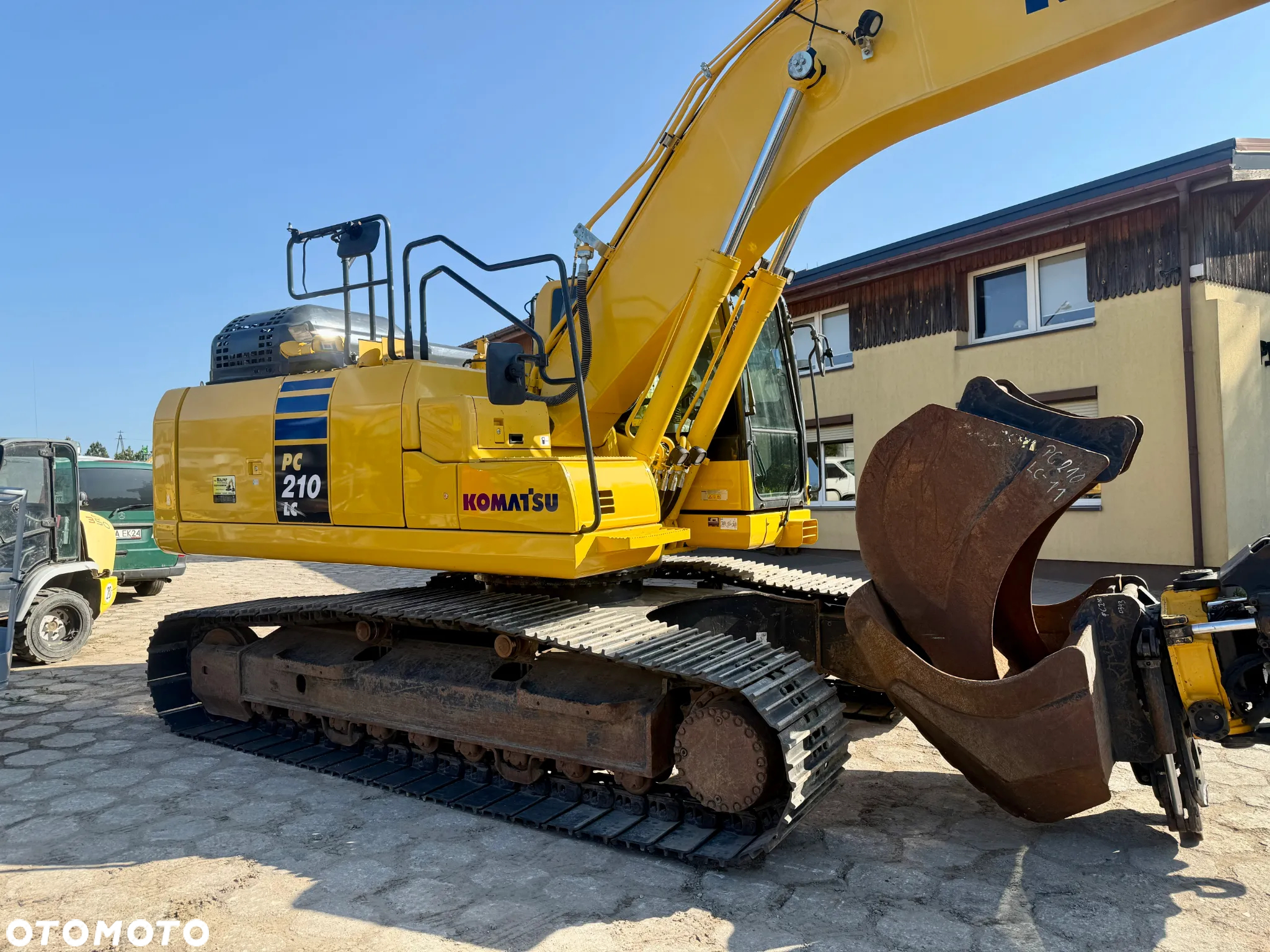 Komatsu koparka gąsienicowa PC210 PC210LC-11 głowica z szczypcami ENGCON 2 łyżki 3900h 2018 webasto centralne smarowanie - 6