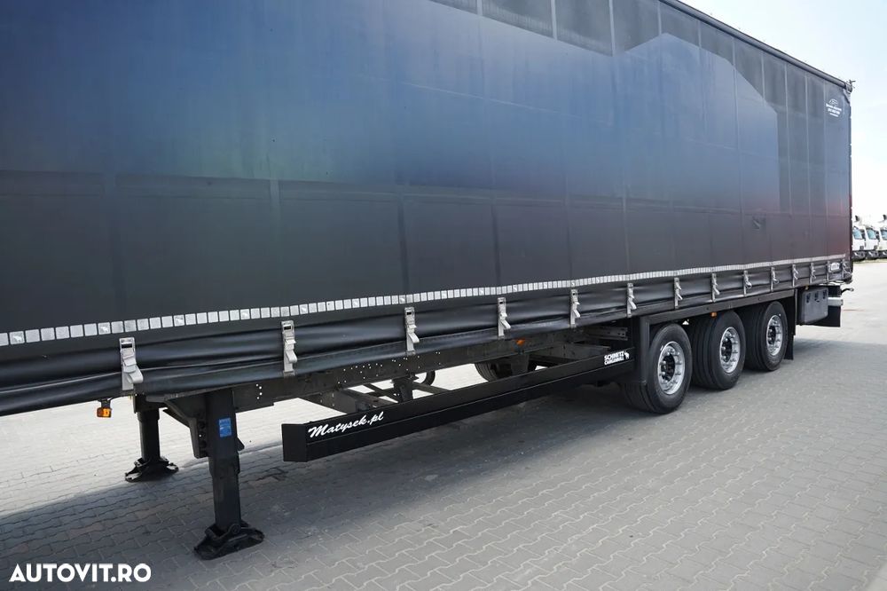 Schmitz Cargobull CORTINĂ / MEGA / PLATFORMĂ JOSĂ / ACOPERIȘ RIDICAT / AXĂ RIDICATĂ - 10