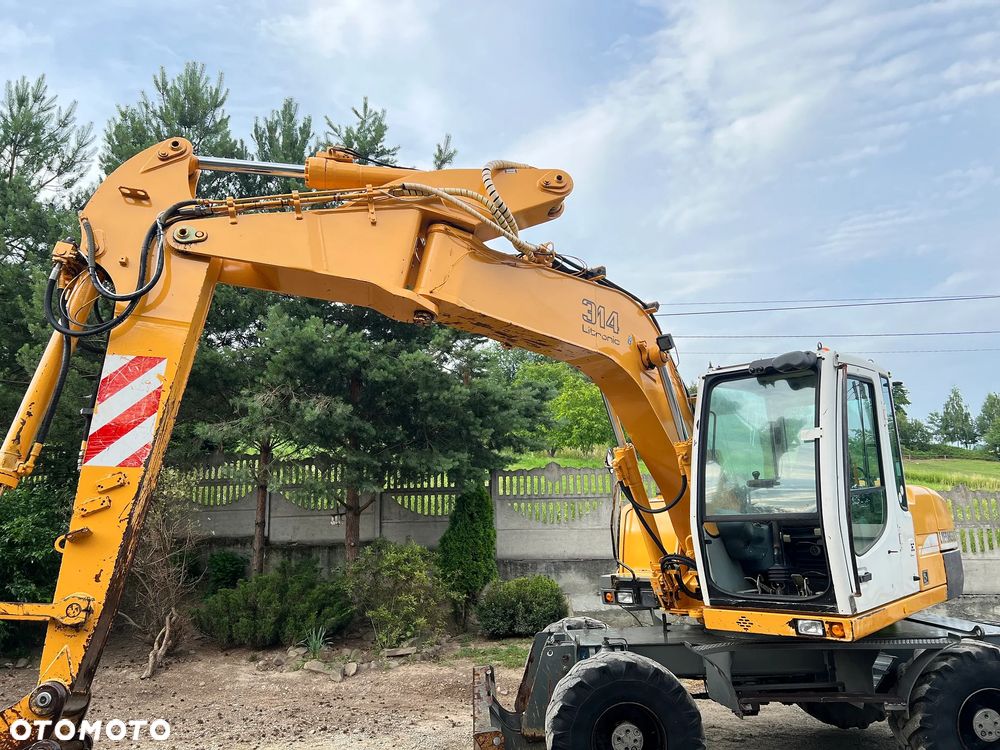 Liebherr A314 LITRONIC Koparka Kołowa 16 Ton 2 Łyżki Pług Podpory - 15