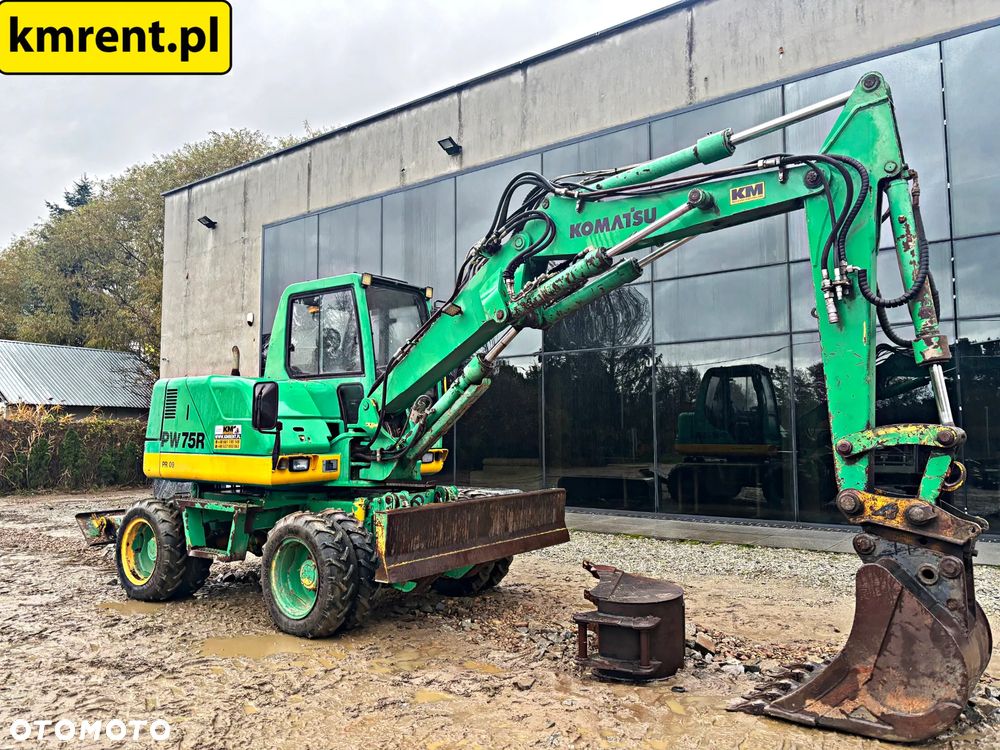 Komatsu PW 75 R KOPARKA KOŁOWA 2000r. | Komatsu pw 98  liebherr 308 309 310 wacker 9503 terex 70 Yanmar 95 - 7