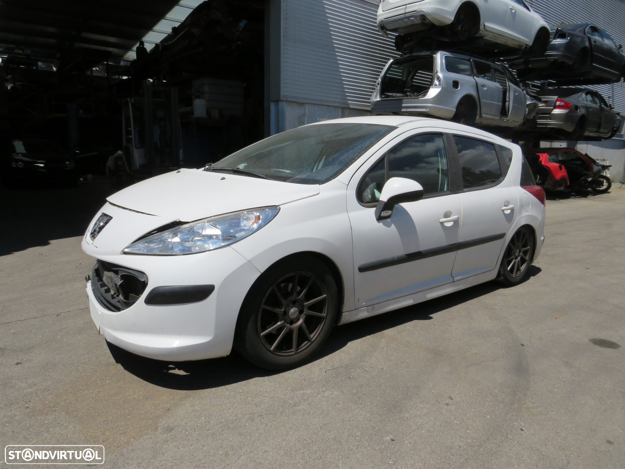 Peugeot 207 SW 1,6 HDI (90Cv) de 2009 - Peças Usadas (7895) - 2