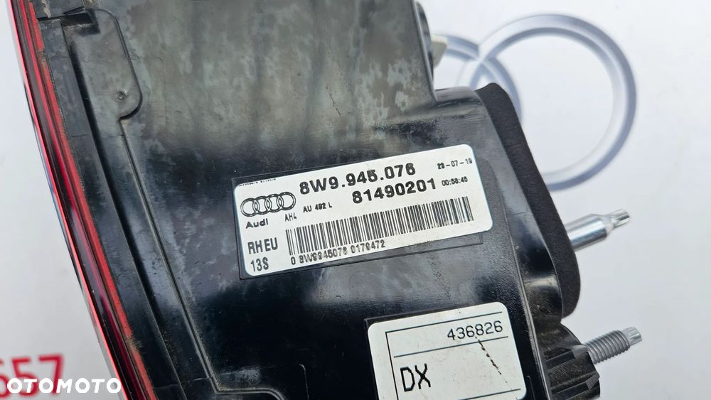 Audi A4 B9 8W Kombi Lampa tył prawy w klapę bagażnika lampa tylna prawa 8W9945076 EUROPA ŁADNA - 6