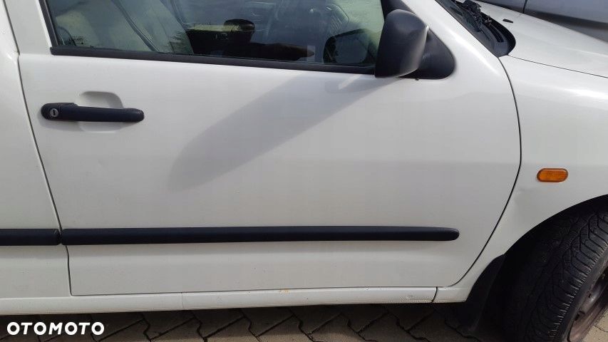 VW Caddy II drzwi prawy przód białe - 1