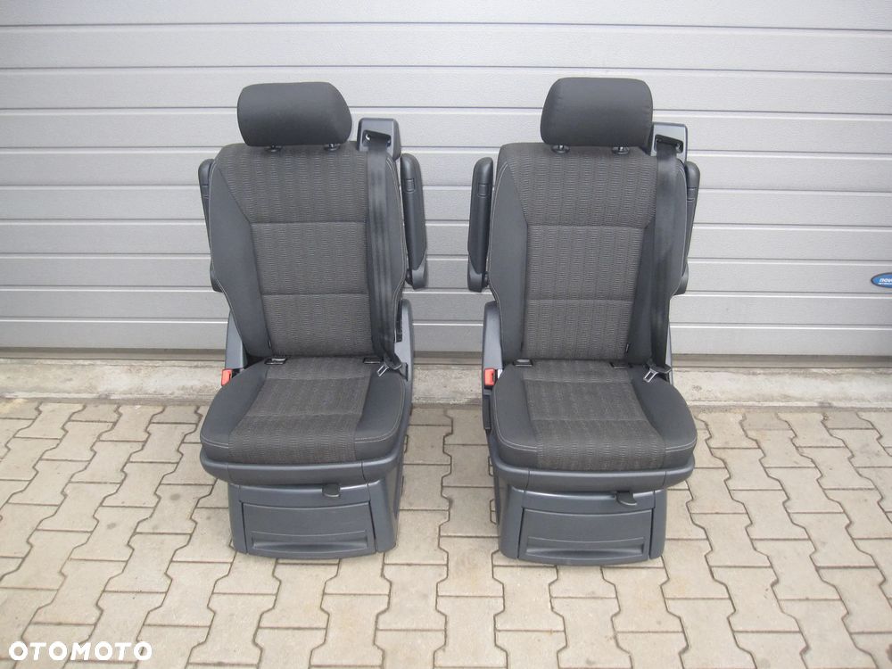 Vw T6 multivan fotel obrotowy koziołek 2 3 rząd - 5