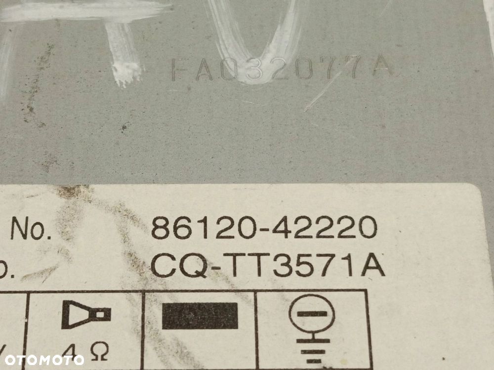 Radio Fabryczne CD MP3 Radio odtwarzacz Toyota RAV 4 8612042220 - 14