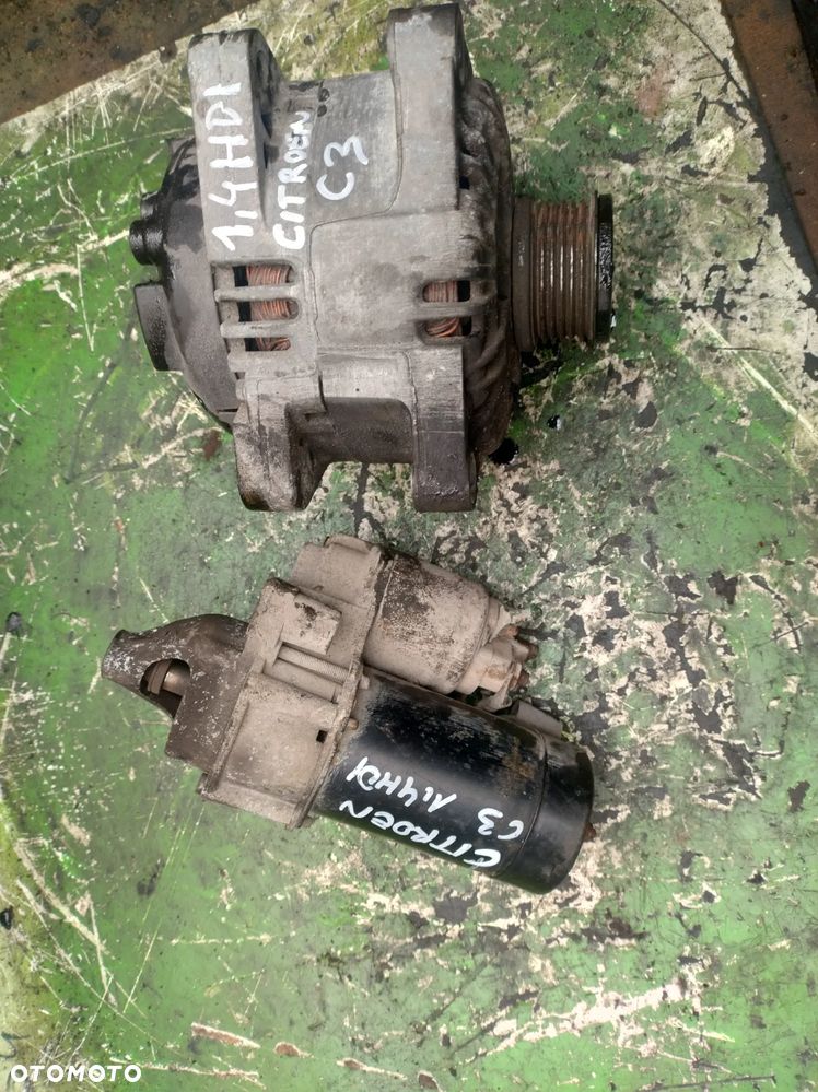 CITROEN C2 C3 PEUGEOT 206 1,4HDI rozrusznik - 1