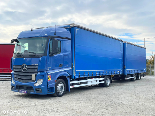 Mercedes-Benz ACTROS 1840 / ZESTAW TANDEM 120 M3 / 7,75 M + 7,75 M / SALON PL