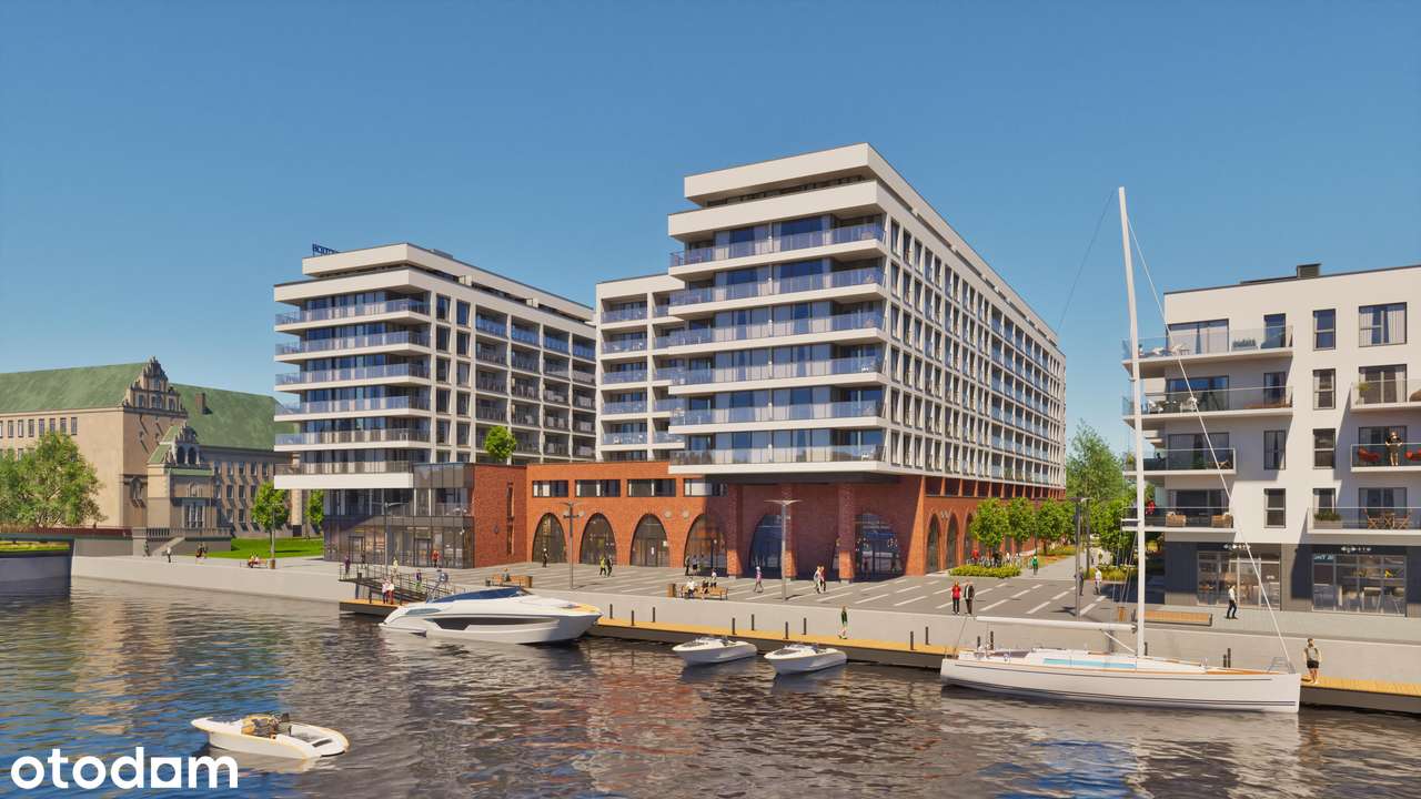 Świetny układ 33 m² | balkon | prestiżowe osiedle Nad Odrą