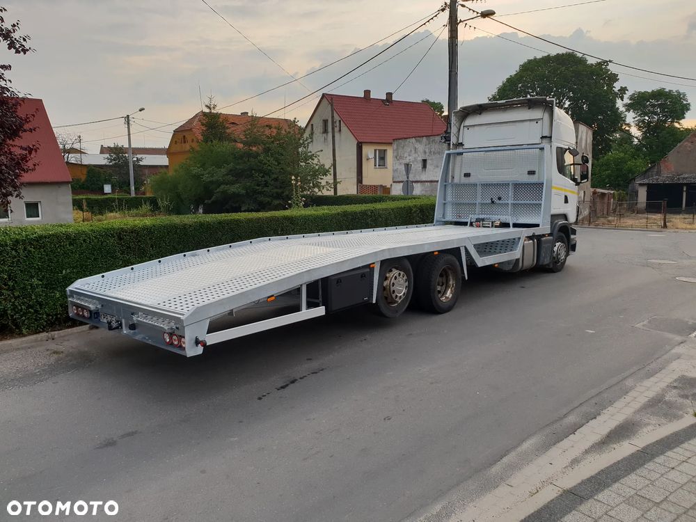 najazd ZABUDOWA SCANIA autolaweta kunice - 6