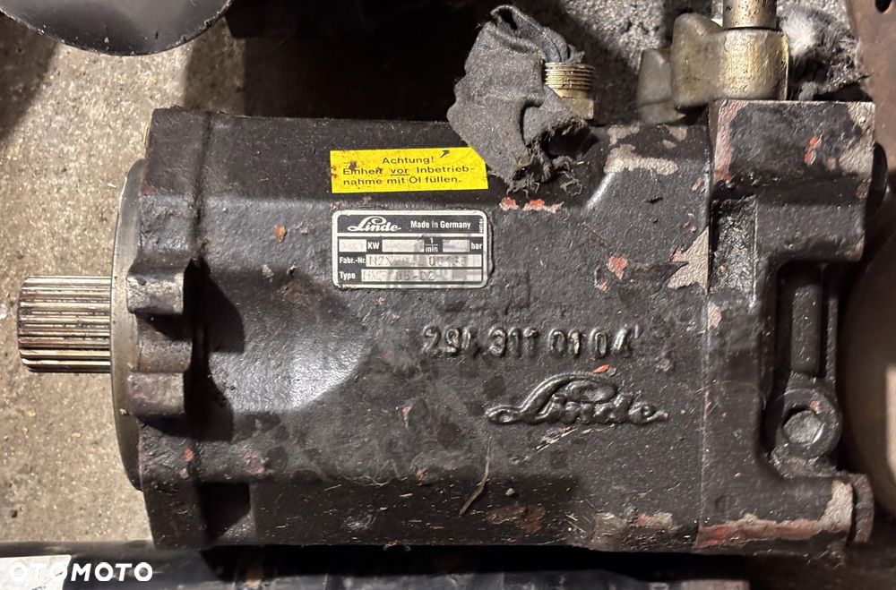 Linde HMF 155-02 Massey Ferguson Pompa Hydrauliczna Hydromotor 155-02 2943110104 - 1