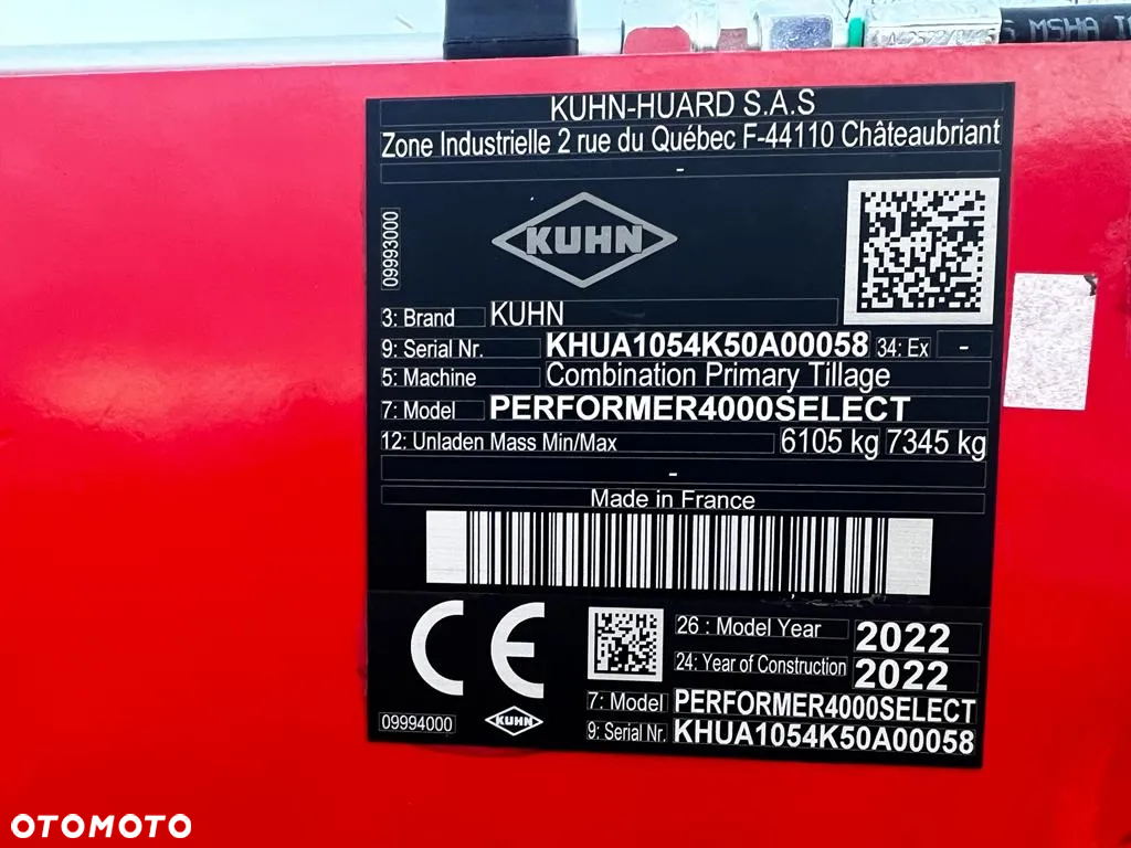 Kuhn PERFORMER 4000 SELECT - 8