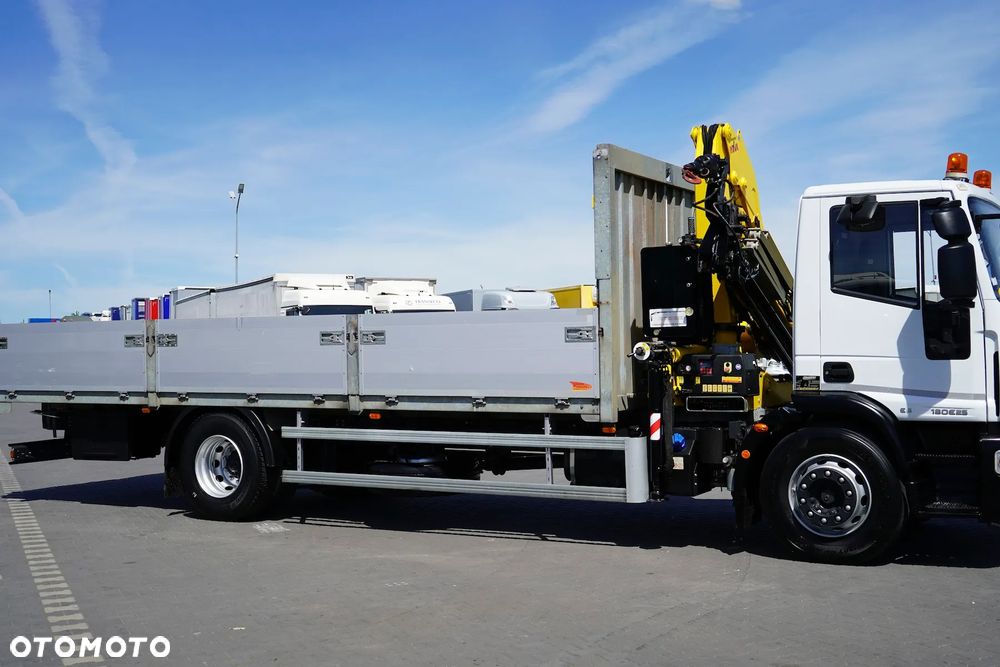 Iveco EUROCARGO / 180E25 / SKRZYNIOWY + HDS / HYVA HB 150 X / ROTATOR / WIDŁY / PILOT - 18