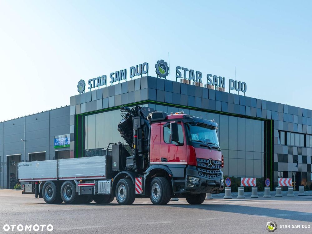 Mercedes-Benz AROCS 3748 8x4 HIAB 548 E-6 X-HIPRO HDS Żuraw Rotator - 12