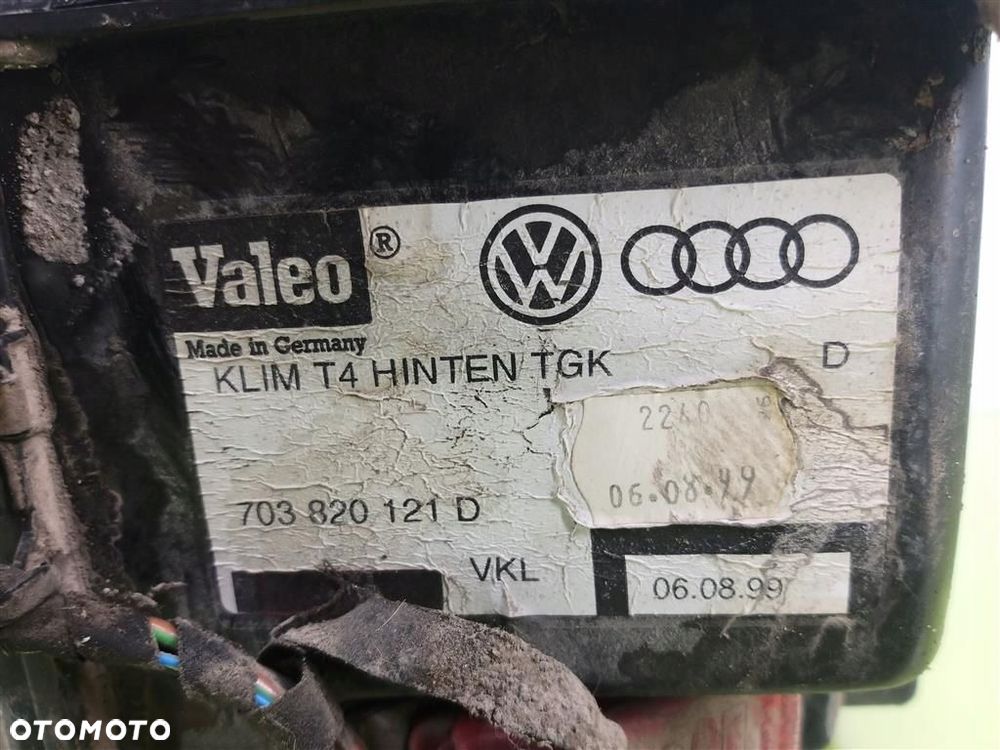 NAGRZEWNICA KLIMATYZACJI TYŁ VW Caravelle T4 1990-2003 703271129 4663F1A - 9