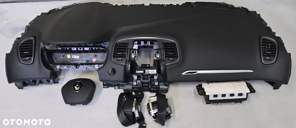 RENAULT SCENIC 4 IV DESKA KONSOLA AIRBAG PASY PODUSZKI - 1