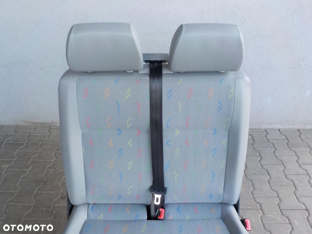 VW T5 T6 FOTEL PODWÓJNY PASAŻERA PRZÓD DWÓJKA INKA - 3