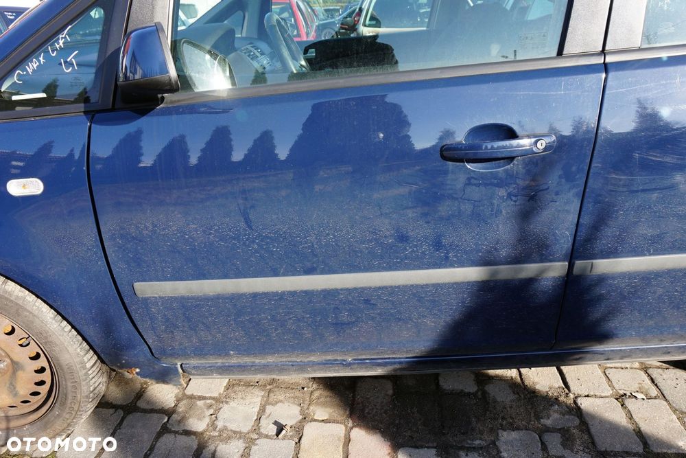 DRZWI PRZEDNIE LEWE C-MAX I MK1 LIFT R8  NIEBIESKI BLAZER FORD 2006-2010 - 3