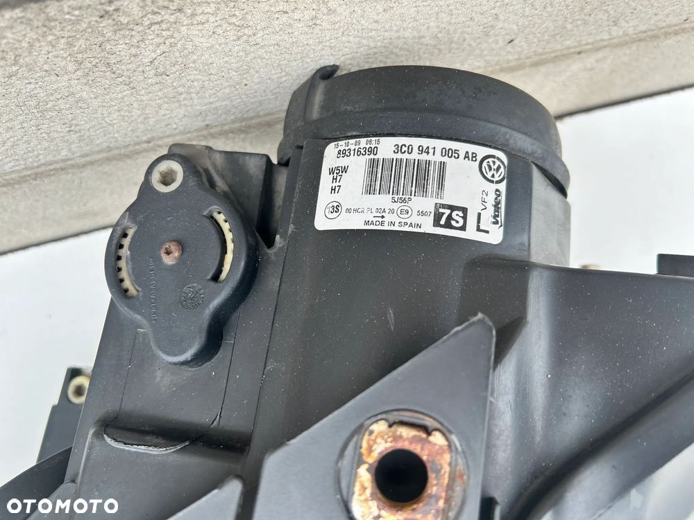 VOLKSWAGEN VW PASSAT B6 LAMPA REFLEKTOR PRZÓD PRZEDNIA LEWA PRAWA 3C0941006 3C0941005 - 4