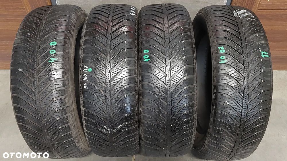 OPONY 4 X CAŁOROCZNA GOODYEAR VECTOR  4 SEASONS 215/60 R17 BIEŻNIK OPON OKOŁO 5mm 4szt KOMPLET