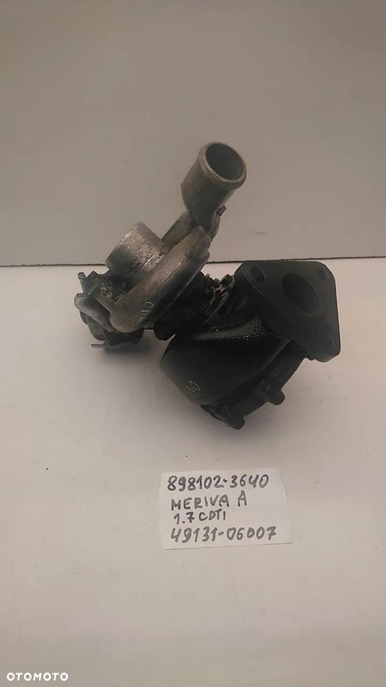 TURBO TURBOSPRĘŻARKA OPEL MERIVA A COMBO C CORSA C ASTRA H III 1.7 CDTI DIEASEL 4510069 / CZERWONA GUMKA - 10