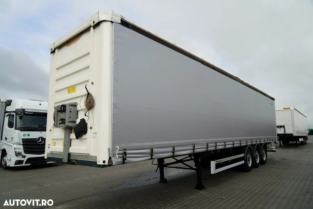 Fruehauf / CORTINĂ / STANDARD / LIFT 2.000 kg / BALCĂ PODEA PUTERNICĂ / AXE SAF - 4