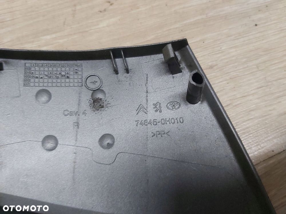 Toyota AYGO I Klamka rączka boczek drzwi prawy przód 74645-0H010 - 4