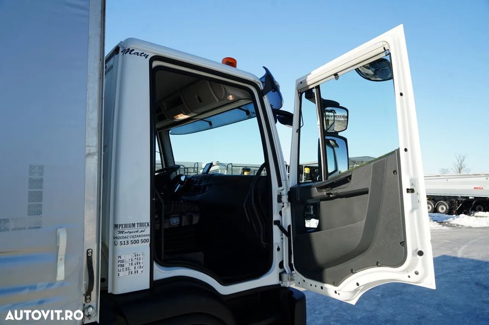 MAN EUROCARGO 160E25 E6 / CORTINĂ - 6 m / HAYON LATERAL / HAYON HIDRAULIC / AUTOMAT / - 32