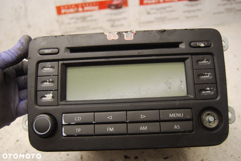 RADIO FABRYCZNE CD ORYGINAŁ VW GOLF V PASSAT B6 TOURAN I 1K0035186P - 12