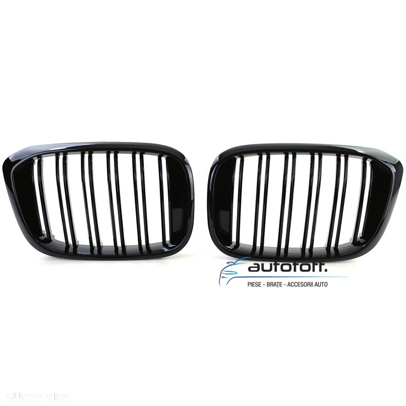 Grile duble BMW X4 G02 (2018+) Negru lucios - 7