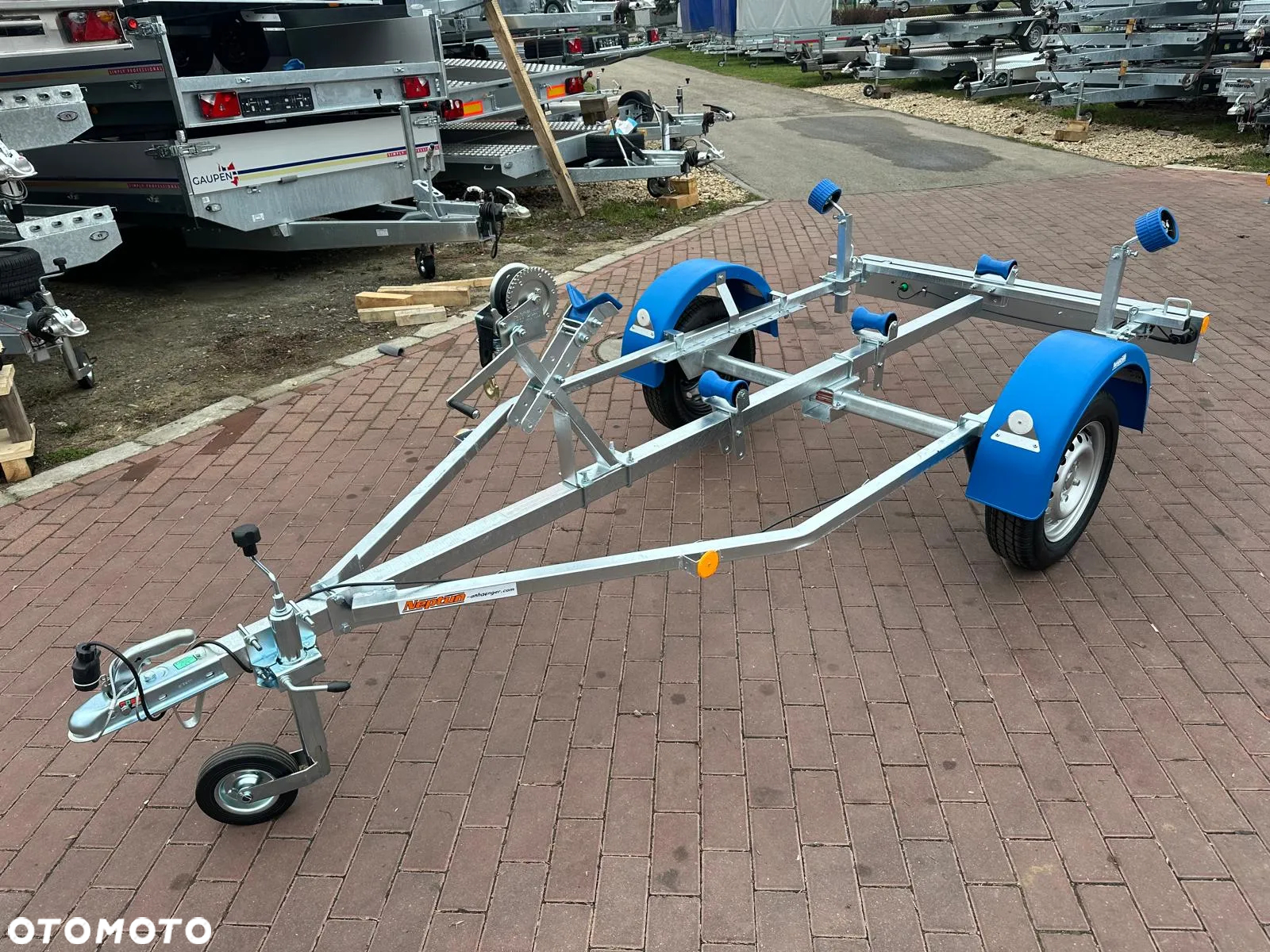 Neptun Przyczepa Neptun N7-12 navy podłodziowa łódź ponton 4m dostawa pod dom - 6