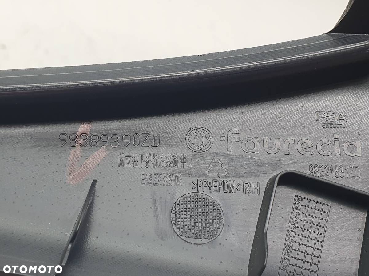 LISTWA PROGOWA PRAWA OSŁONA NAKŁADKA CITROEN C5 X 98389390ZD - 7