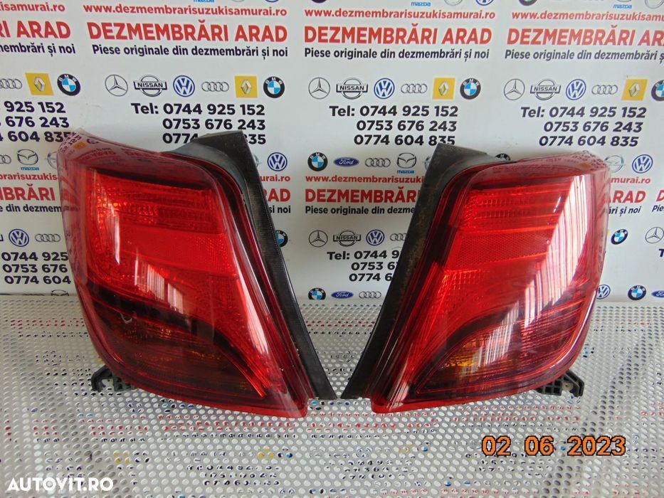 Stop Toyota yaris 2012-2017 lampa tripla spate stanga dreapta stopuri - 1
