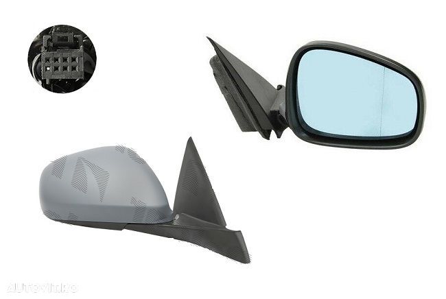 Oglinda exterioara Alfa Romeo Giulietta (940), 05.2010-, Dreapta, reglare electrica; grunduit; incalzita; geam convex; geam albastru; senzor temperatura; 7 pini, View Max - 1