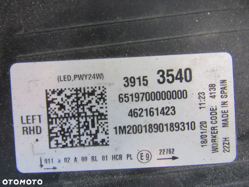 opel crossland x lewa prawa lampa przednia full led uk - 11